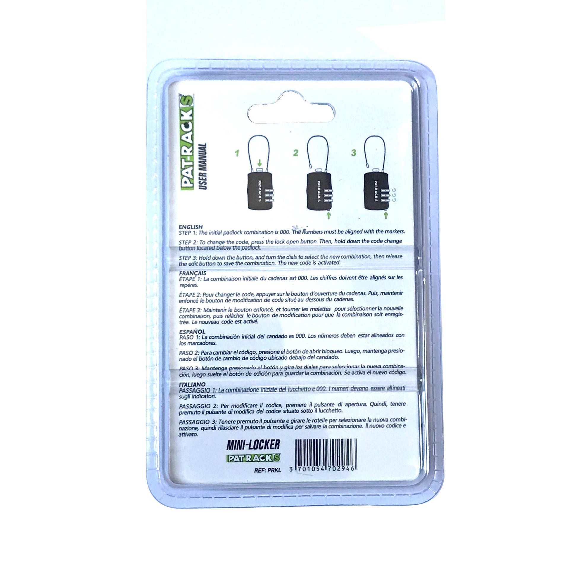 Pat Rack's - Mini-Locker for Bike Shortboard / Longboard or Scooter ...